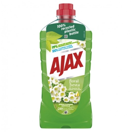 Ajax - uniwersalny płyn do mycia powierzchni - konwalia - 1000 ml -zdjęcie numer 1