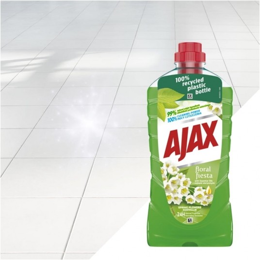 Ajax - uniwersalny płyn do mycia powierzchni - konwalia - 1000 ml -zdjęcie numer 3