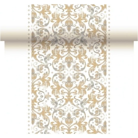 Bieżnik Dunicel w roli - 40 cm x 24 m - Festiva White 184798 -zdjęcie numer 1
