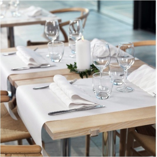 Bieżnik Dunicel w roli - 40 cm x 24 m - Festiva White 184798 -zdjęcie numer 3