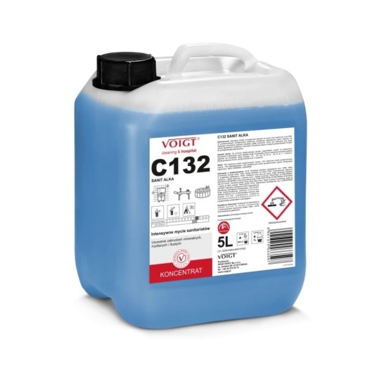 C 132 Sanit Alka - do powierzchni sanitarnych i SPA - koncentrat 5 l -zdjęcie numer 1