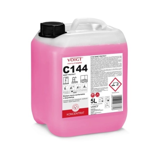 C 144 Sanit Protect - bieżące mycie sanitariatów z dezynfekcją - 5 l -zdjęcie numer 1