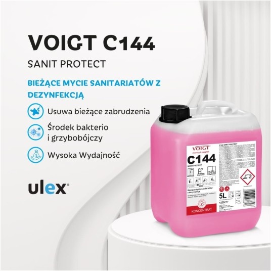 C 144 Sanit Protect - bieżące mycie sanitariatów z dezynfekcją - 5 l -zdjęcie numer 2