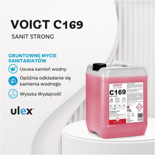 C 169 Sanit Strong - do gruntownego mycia łazienki - koncentrat 10 l -zdjęcie numer 2