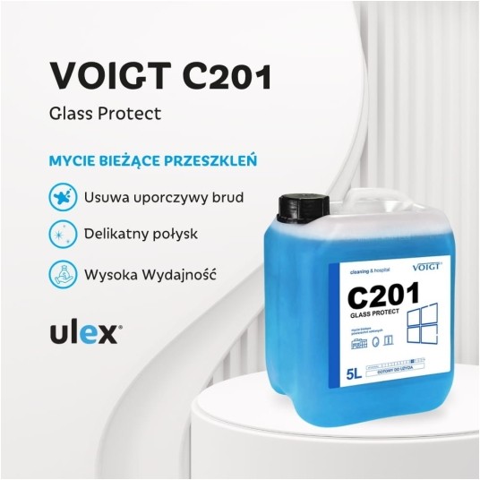 C 201 Glass Protect - do szyb i luster - płyn 5 l -zdjęcie numer 2