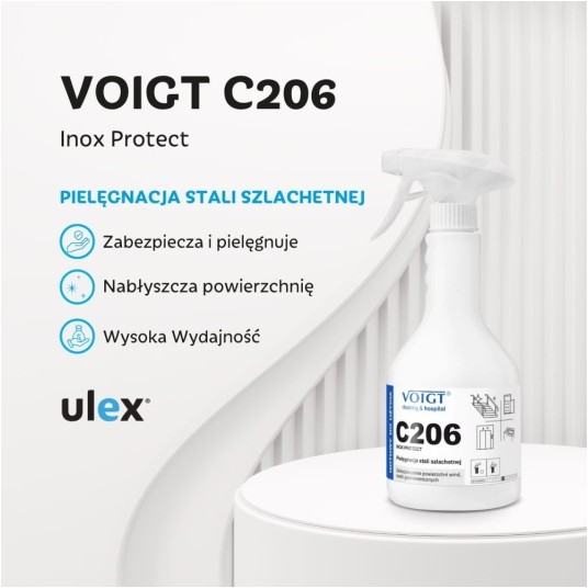 C 206 Inox Protect - do stali szlachetnej - płyn 600 ml -zdjęcie numer 2