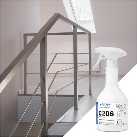 C 206 Inox Protect - do stali szlachetnej - płyn 600 ml -zdjęcie numer 3