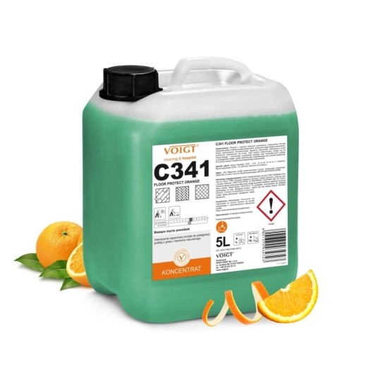 C 341 Floor Protect Orange - płyn do podłóg - koncentrat 5 l -zdjęcie numer 1