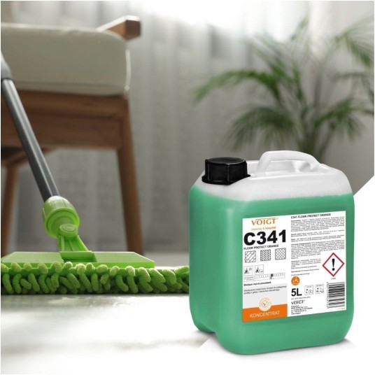 C 341 Floor Protect Orange - płyn do podłóg - koncentrat 5 l -zdjęcie numer 3