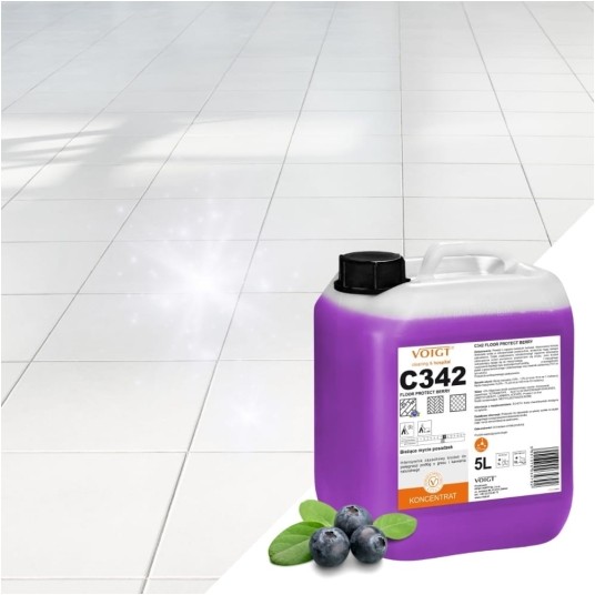 C 342 Floor Protect Berry - płyn do podłóg - koncentrat 5 l -zdjęcie numer 3