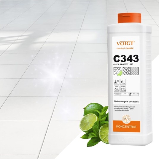 C 343 Floor Protect Lime - płyn do podłóg - koncentrat 1 l -zdjęcie numer 3