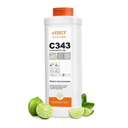 C 343 Floor Protect Lime - płyn do podłóg - koncentrat 1 l -zdjęcie numer 1