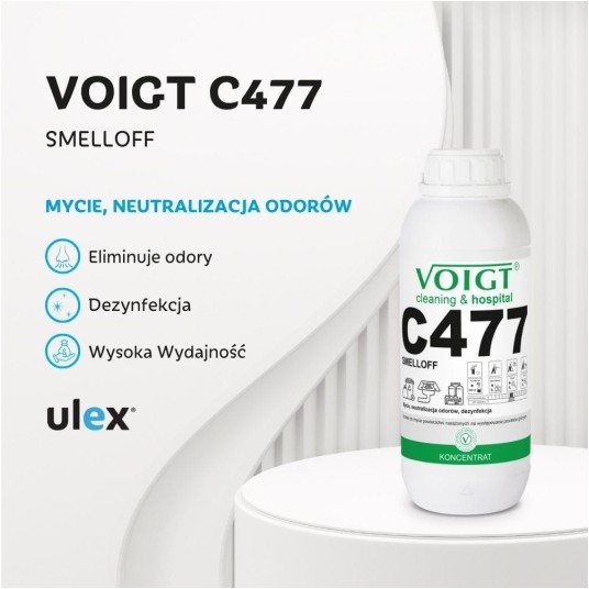 C 477 Smelloff - mycie powierzchni i usuwanie zapachów - koncentrat 1 l -zdjęcie numer 2