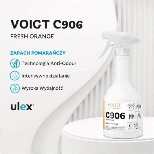 C 906 Fresh Orange - odświeżacz o zapachu pomarańczy - 600 ml -zdjęcie numer 2