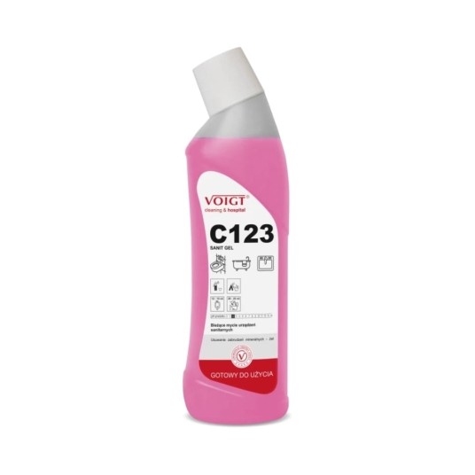 C123 Sanit Gel - Bieżące mycie urządzeń sanitarnych - 750 ml -zdjęcie numer 1