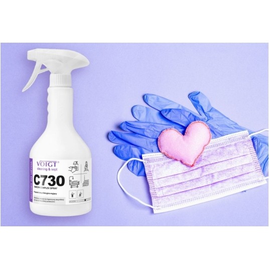 C730 Vimedin Complex - mycie i dezynfekcja powierzchni oraz rąk - spray 600 ml -zdjęcie numer 3
