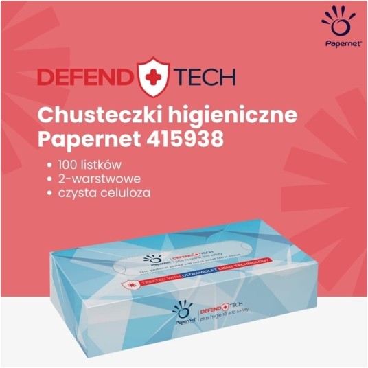 Chusteczki higieniczne Papernet 415938 - 100 szt. -zdjęcie numer 3