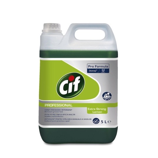 CIF Professional Extra Strong - płyn do naczyń cytrynowy - 5 l -zdjęcie numer 1