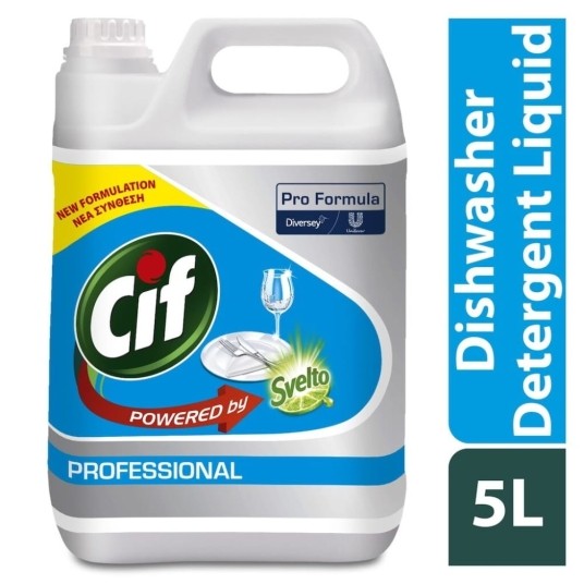 CIF Professional Liquid - płyn do maszynowego mycia naczyń - 5 l -zdjęcie numer 2