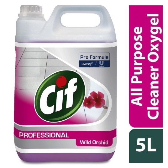CIF Professional Oxy-Gel Wild Orchid - koncentrat do mycia podłóg - 5 l -zdjęcie numer 4