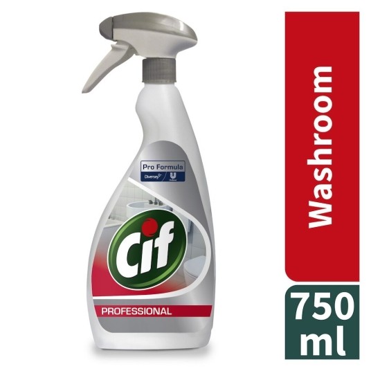 CIF Professional Washroom - preparat do mycia łazienki - 750 ml -zdjęcie numer 3