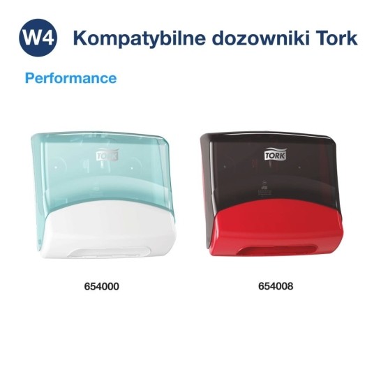 Czyściwo włókninowe Tork 90479 - Top Pak - białe - 90 odcinków - system W4 -zdjęcie numer 5