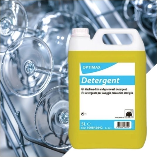 Diversey Optimax Detergent - maszynowe mycie naczyń - koncentrat 5 l -zdjęcie numer 2