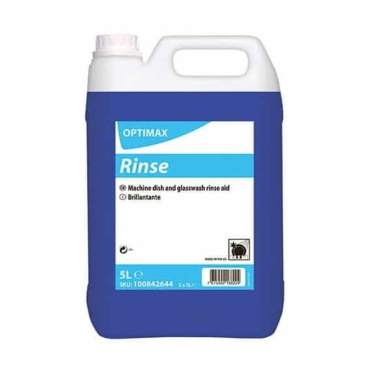 Diversey Optimax Rinse - maszynowe płukanie i nabłyszczanie naczyń - koncentrat 5 l -zdjęcie numer 1