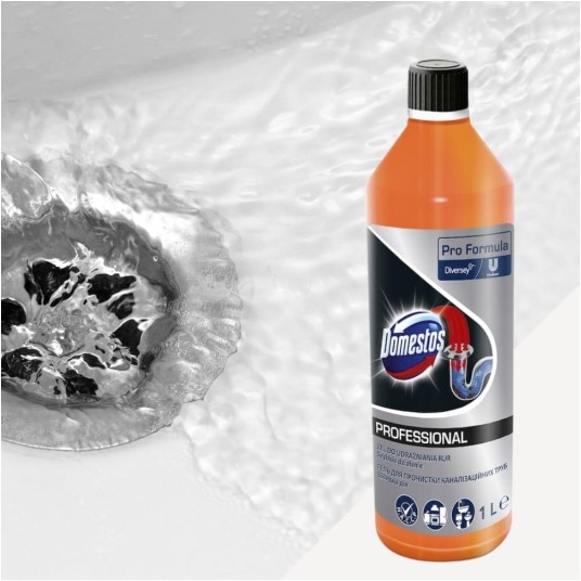 Domestos Professional Drain Unblocker Gel - żel do udrażniania rur - 1000 ml -zdjęcie numer 2
