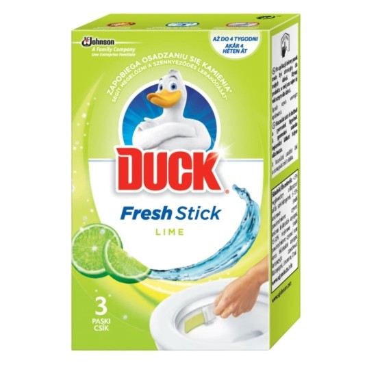 Duck Fresh Stick Lime WC - żelowe paski do WC - 27G -zdjęcie numer 1
