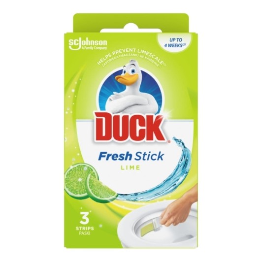 Duck Fresh Stick Lime WC - żelowe paski do WC - 27G -zdjęcie numer 3