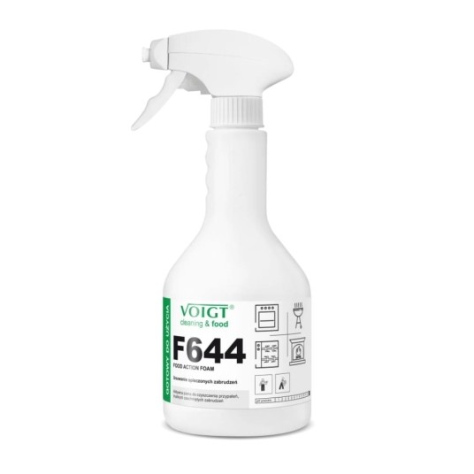 F 644 - tłuste zabrudzenia i przypalenia - aktywna piana - 0,6 l -zdjęcie numer 1