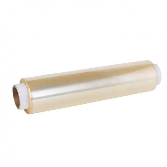 Folia spożywcza cateringowa żółta PVC 29 cm x 200 m -zdjęcie numer 2