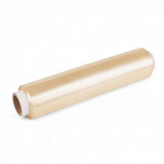 Folia spożywcza cateringowa żółta PVC 29 cm x 200 m -zdjęcie numer 1