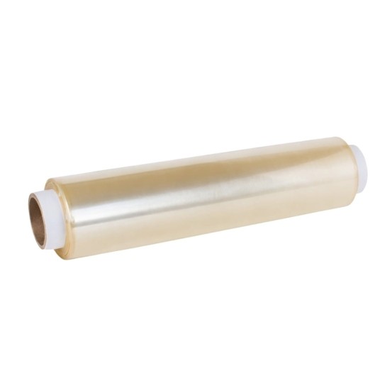 Folia spożywcza cateringowa żółta PVC 45 cm x 200 m -zdjęcie numer 2