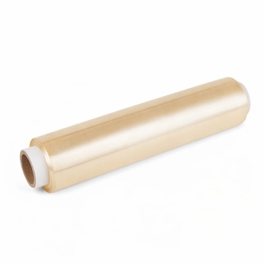Folia spożywcza cateringowa żółta PVC 45 cm x 200 m -zdjęcie numer 1