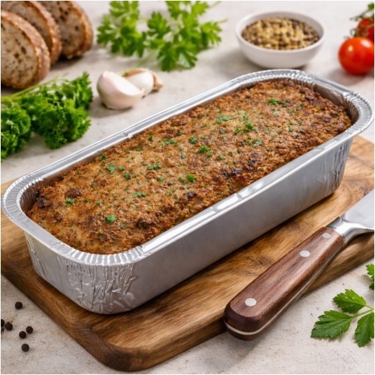 Foremka aluminiowa na keks duża - 985 ml - 100 szt. -zdjęcie numer 2