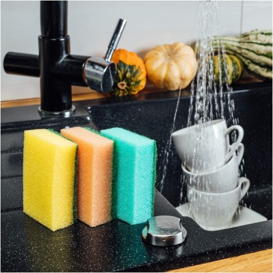 Gąbki do naczyń Practi Kitchen Sponges - 10 szt. -zdjęcie numer 3