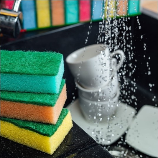 Gąbki do naczyń Practi Kitchen Sponges - 10 szt. -zdjęcie numer 2