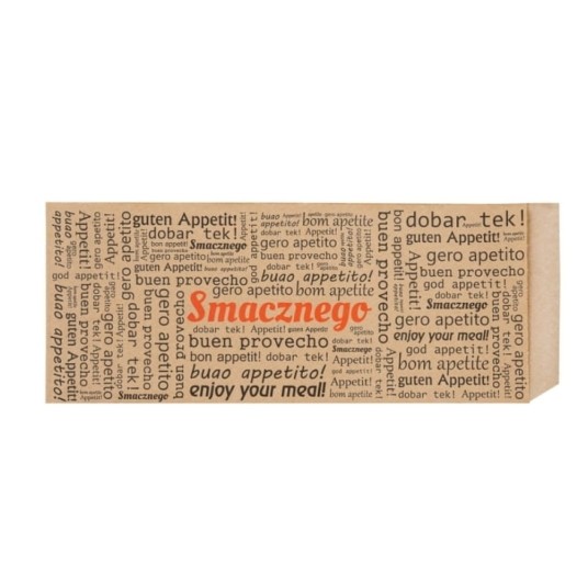 Koperta hot-dog 21,5 x 8,5 cm - kraft - 200 szt. -zdjęcie numer 1