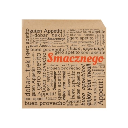 Koperta na burgera 15 x 16 cm - kraft - 200 szt. -zdjęcie numer 1
