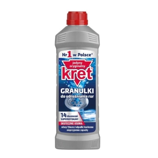 Kret - granulki do udrożniania rur - 560 g -zdjęcie numer 1