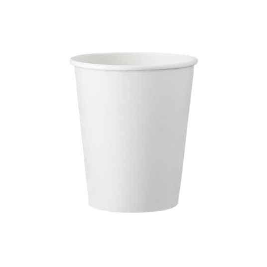Kubek papierowy 0% plastiku - biały - 150 ml - 50 szt. -zdjęcie numer 1