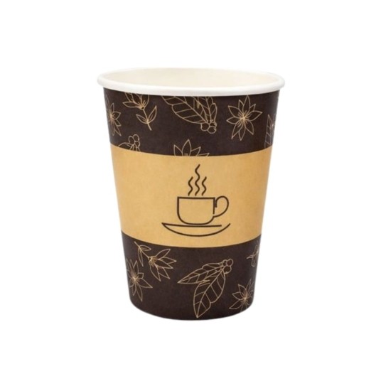 Kubek papierowy 0% plastiku - z nadrukiem - 300 ml - 50 szt. -zdjęcie numer 3
