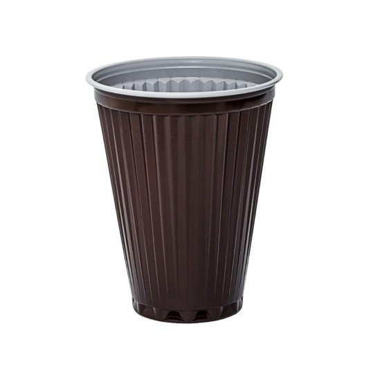 Kubek PS brązowy 180 ml - 100 szt. -zdjęcie numer 1