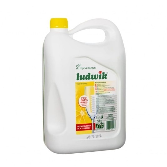 Ludwik - płyn do mycia naczyń - cytryna 5 l -zdjęcie numer 1