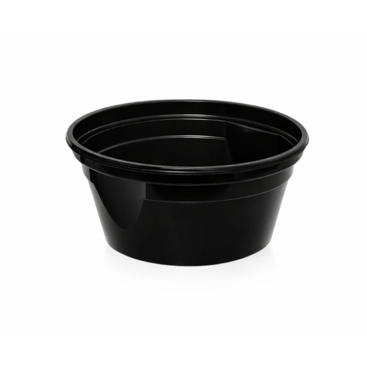 Miska na zupę - czarna z uchwytami EASY HANDLE - 460 ml - 50 szt. -zdjęcie numer 1