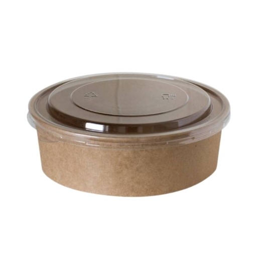 Miski papierowe - kraft - 1300 ml - 50 szt. -zdjęcie numer 4