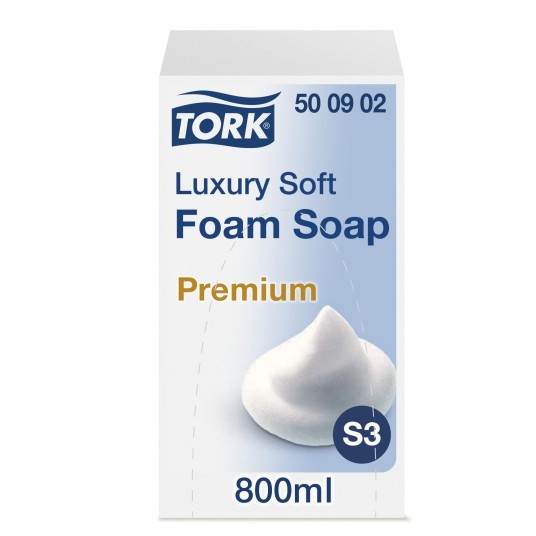 Mydło w pianie Tork 500902 - system S3 - 800 ml -zdjęcie numer 1