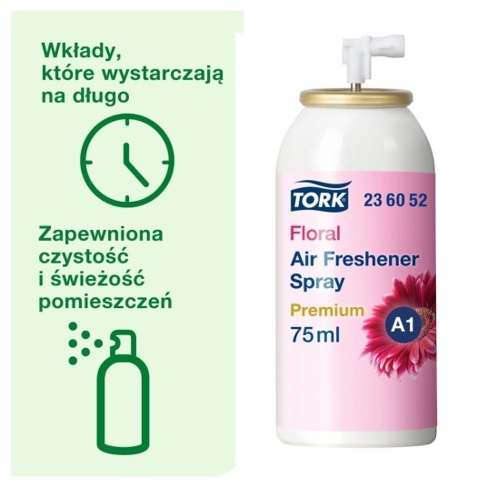 Odświeżacz powietrza Tork 236050 - wkład do dozownika - cytrusowy - A1 -zdjęcie numer 4